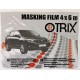 Укрывной материал 7мкм OTRIX (4x6м) защитная пленка для крупных автомобилей